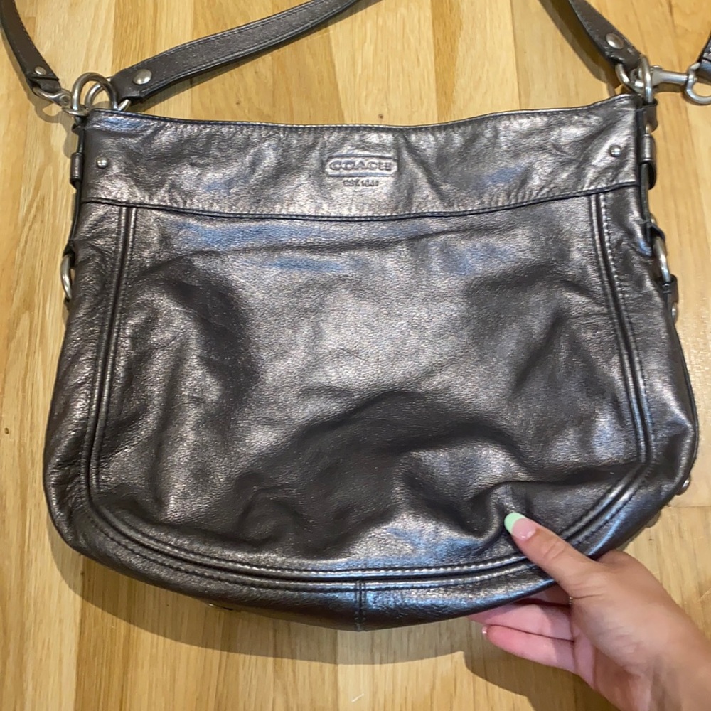 Metallic Coach shoulder bag!